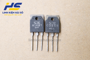 SanKen A1491 C3855 TRANSISTOR 140V 10A (Tháo Máy) - Linh Kiện