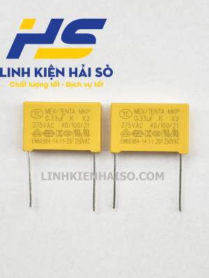 TỤ TENTA 0.33uF 334K 275VAC 23MM